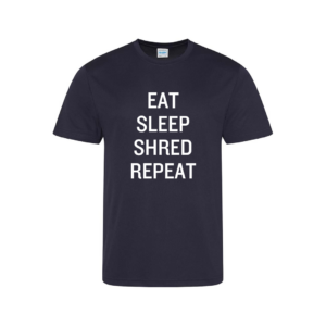 Eat, Sleep, Shred, Repeat Training T-Shirts