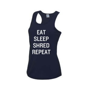 Eat, Sleep, Shred, Repeat Ladies Cool Vest