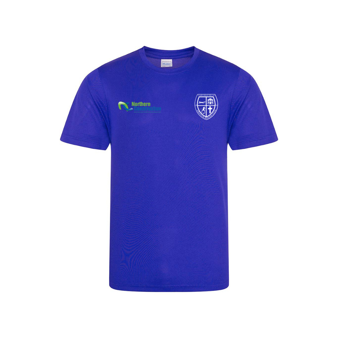 Carlisle Villa Amateur Boxing Club Short Sleeved Training T-Shirt