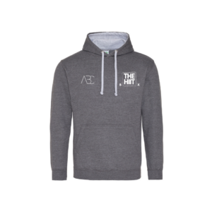 HIIT BX Hyrox Contrast Hoodie - Charcoal Edition