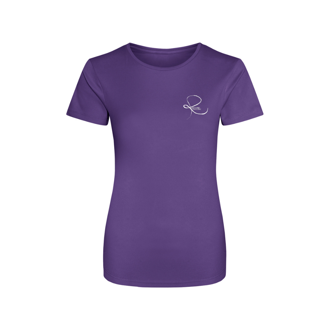 Rhythmic Excellence Ladies Cool T-Shirt - Logo Front
