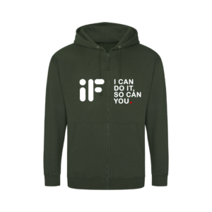 Infinity Fitness Hoodie - If I Can Do It So Can You.
