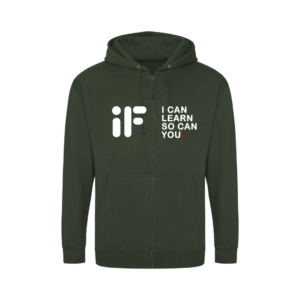 Infinity Fitness Hoodie - If I Can Learn So Can You.