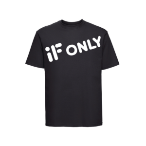 Infinity Fitness Cotton T Shirt - IF ONLY Tilted (Front)
