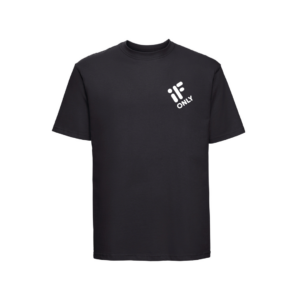 Infinity Fitness Cotton T Shirt - IF ONLY Tilted (Back)